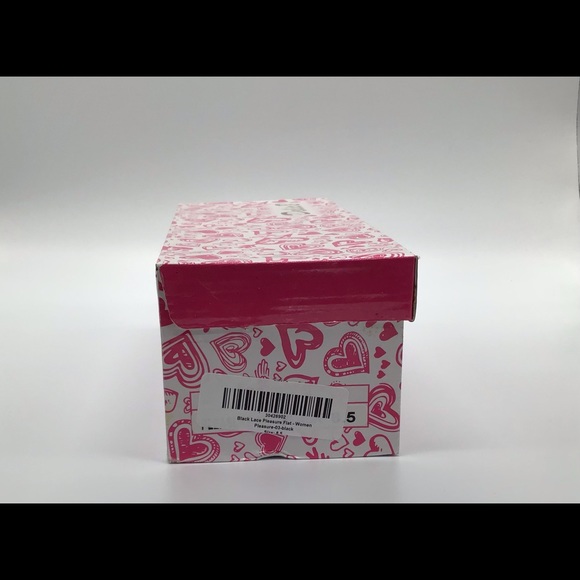 Women’s Black Lace Pleasure Flats - Picture 5 of 5